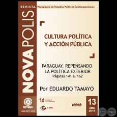 PARAGUAY, REPENSANDO LA POLTICA EXTERIOR - Pginas 141 al 162 - NOVAPOLIS N 13 - Ao 2018